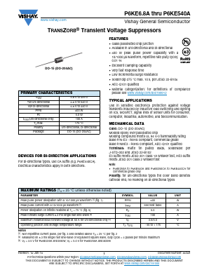 P6KE480A Datasheet PDF ETC