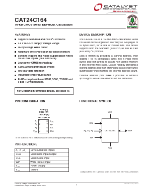 CAT24C164VP2I-GT3 Datasheet PDF ETC
