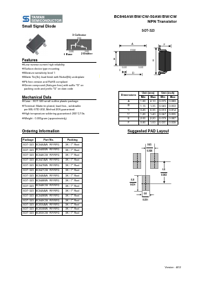 BC846AWRF Datasheet PDF ETC