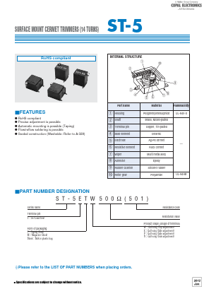 ST5EMX501 Datasheet PDF ETC