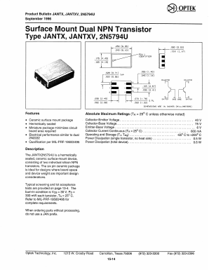 2N5794U Datasheet PDF ETC