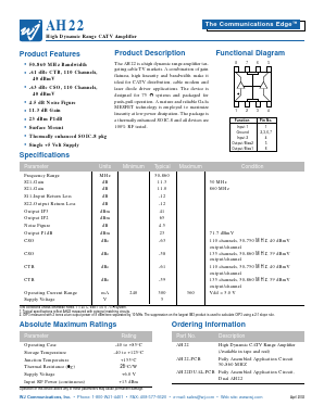 AH22 Datasheet PDF ETC