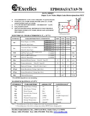 EPB018A9-70 Datasheet PDF ETC