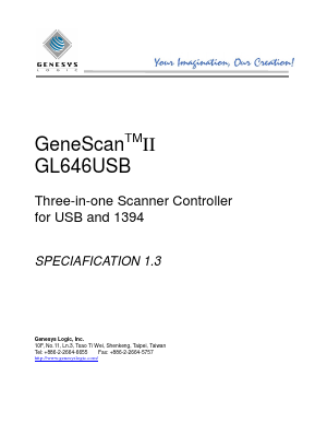 GL646USB Datasheet PDF ETC