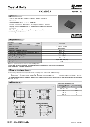 NX3225GA-FREQ4-STD-CSG-1 Datasheet PDF ETC