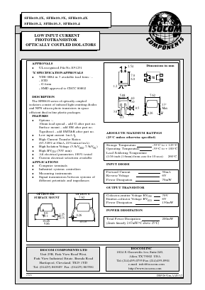 SFH610-3X Datasheet PDF ETC