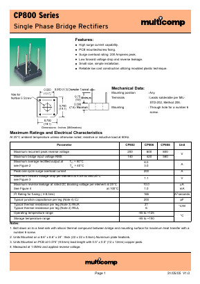 CP808 Datasheet PDF ETC