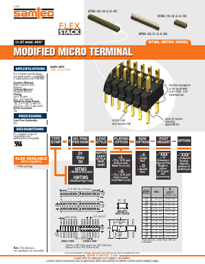MTMS-110-02-G-D-100 Datasheet PDF ETC