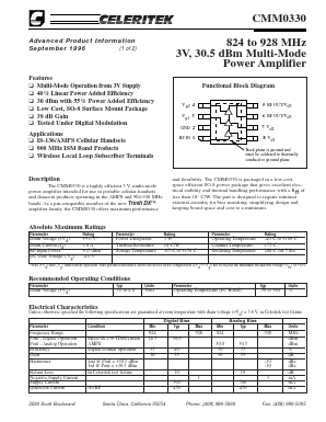 CMM0330-AK Datasheet PDF ETC