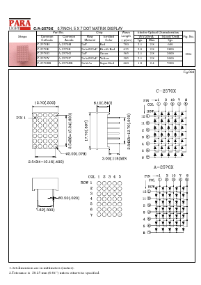 C-2570E Datasheet PDF ETC