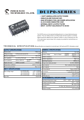 DU1P0-05S05 Datasheet PDF ETC