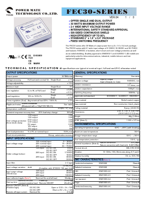 FEC30-12D12 Datasheet PDF ETC