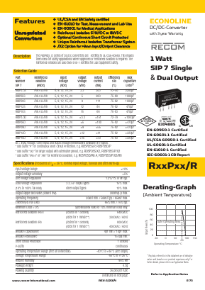 R05P12D/R6.4 Datasheet PDF ETC