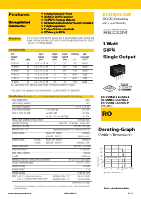 RO-055S/H Datasheet PDF ETC
