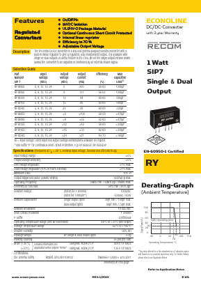 RY-1505D/P Datasheet PDF ETC