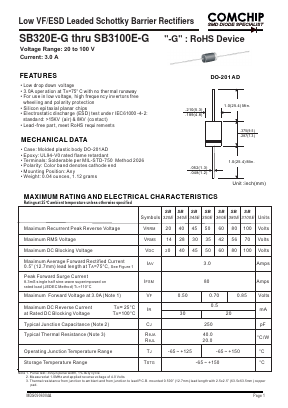SB3100E-G Datasheet PDF ETC