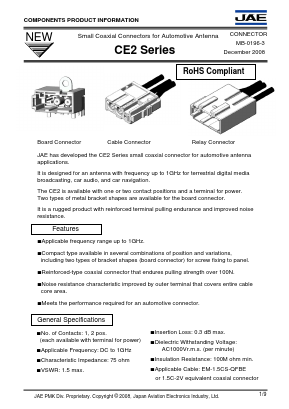 CE2Z22HC01 Datasheet PDF ETC