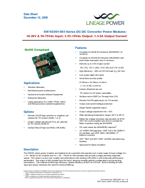 SW003A0A961 Datasheet PDF ETC