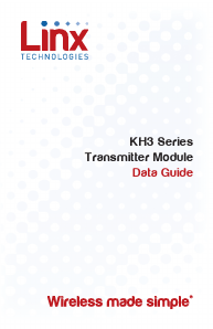 TXM-315-KH3 Datasheet PDF ETC