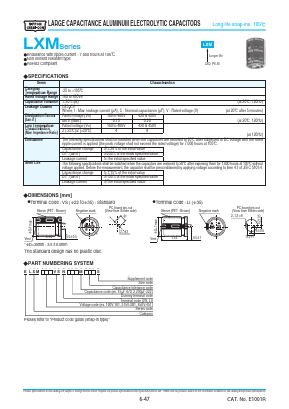 ELXM351VSN331MQ45S Datasheet PDF ETC