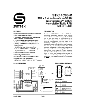 STK14C88-W45M Datasheet PDF ETC