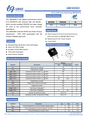 QM3006D Datasheet PDF ETC