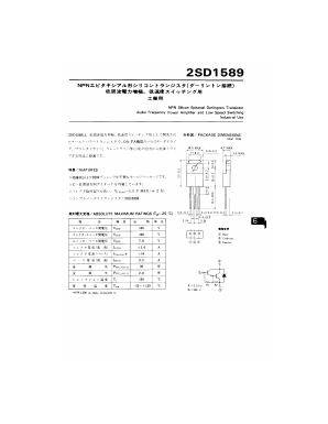 D1589 Datasheet PDF ETC