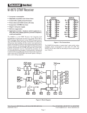M-8870-01SM Datasheet PDF ETC