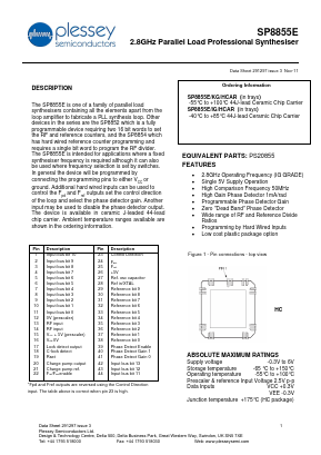SP8855E/IG/HCAR Datasheet PDF ETC