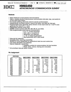 HM83450 Datasheet PDF ETC