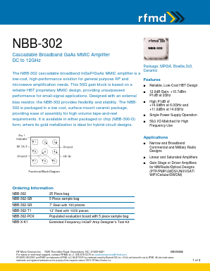 NBB-302 Datasheet PDF ETC