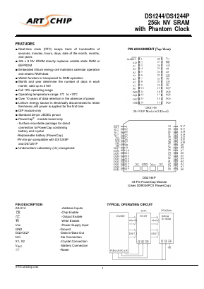 DS1244Y-70 Datasheet PDF ETC
