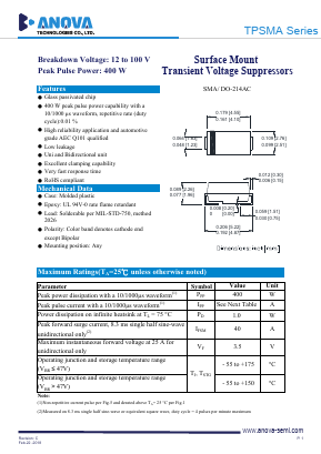 TPSMA12A Datasheet PDF ETC