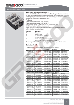 GD1044RA2 Datasheet PDF ETC