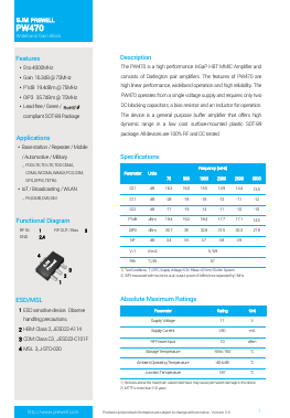 PW470 Datasheet PDF ETC
