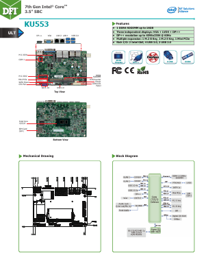 KU553-BN-7300U Datasheet PDF ETC