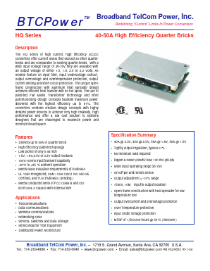 HQ50A-48-1.5N Datasheet PDF ETC