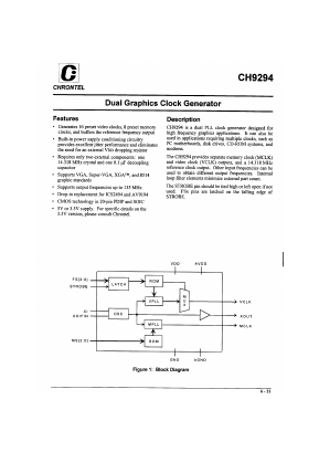 CH9294-S Datasheet PDF ETC1