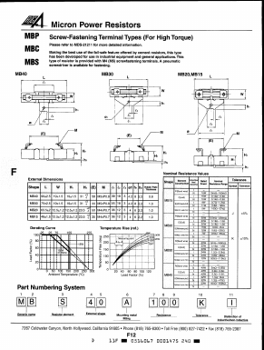 MB40 Datasheet PDF ETC1