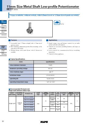 RK1171110-F15-C1-B103 Datasheet PDF ETC1