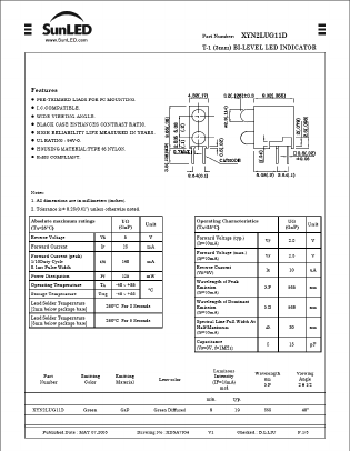 XYN2LUG11D Datasheet PDF ETC1