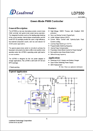 LD7550 Datasheet PDF ETC1