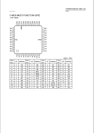 UPD65016GB-041-3B4 Datasheet PDF ETC1