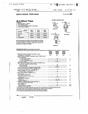 2N5441 Datasheet PDF ETC1