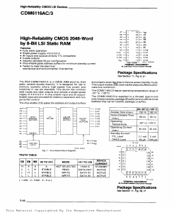 CDM6116AC/3 Datasheet PDF ETC1