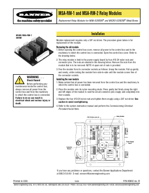 MSA-RM-1 Datasheet PDF ETC1