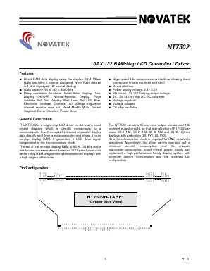 NT7502 Datasheet PDF ETC1