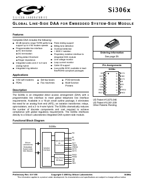 SI3060-X-XSR Datasheet PDF ETC1