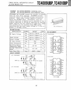 TC4009UBP Datasheet PDF ETC1