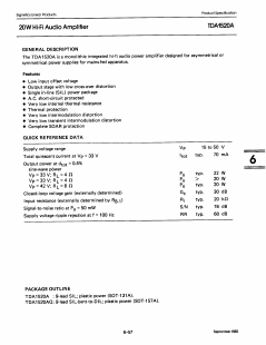 TDA1520A Datasheet PDF ETC1